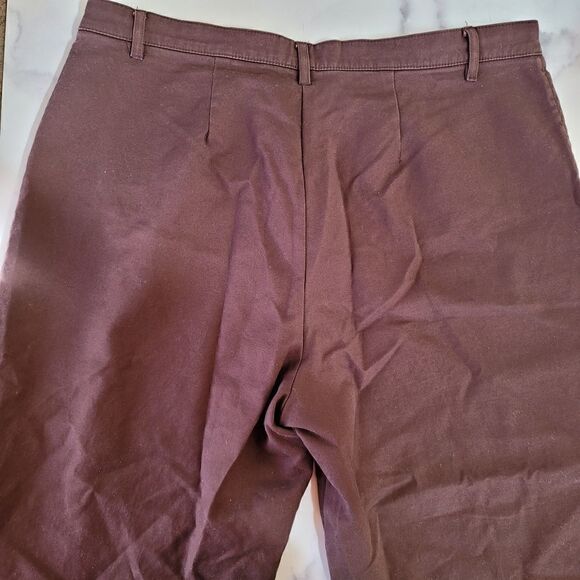 Windridge Cheryl Nash womens size 8 medium brown capri pants cropped summer coff - Picture 5 of 5